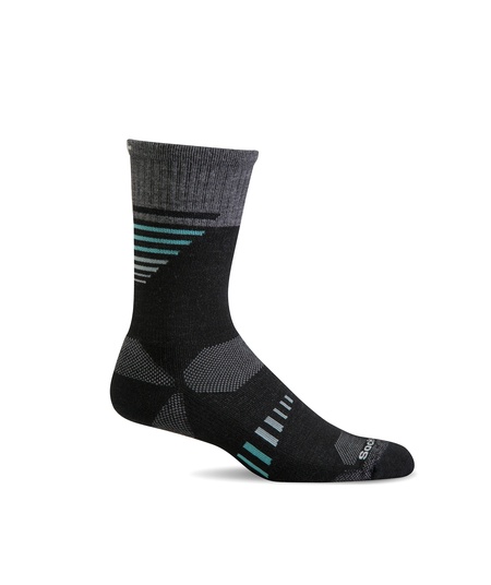 Socken_schwarz_crew_angepasst ascend II crew black