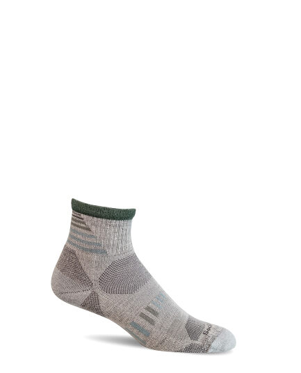 Ascend Quarter Herren Wandersocken moderate Kompression