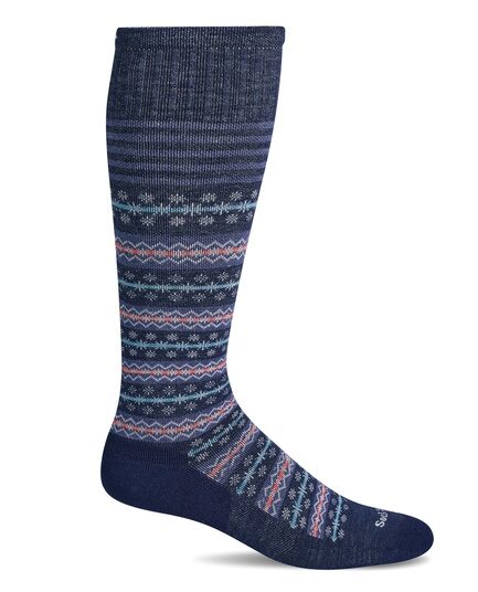 Mini Fairisle Damen moderate Kompression