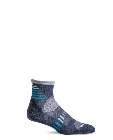 Ascend Quarter Damen Wandersocken moderate Kompression